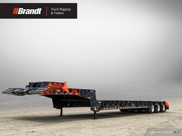 2024 BRANDT S500 50 ton flip lowboy | Brandt Truck Rigging & Trailers